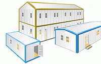 Схема модульного здания