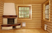 Окна в деревянной бане